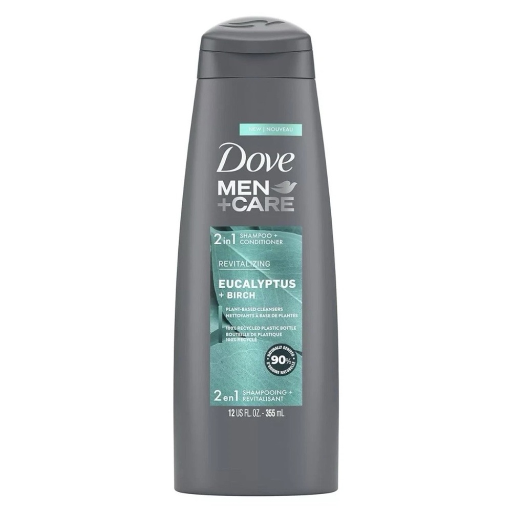 Dove Men+Care 2 in 1 Shampoo & Conditioner Eucalyptus (12 oz)